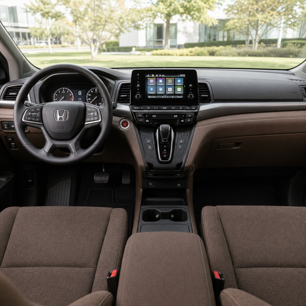 2027 Honda Odyssey Touring — Brown