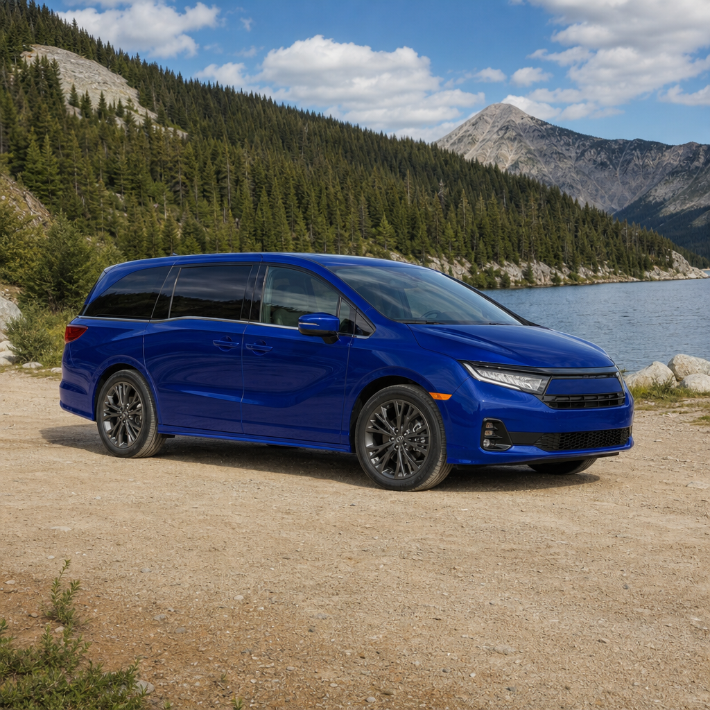 2027 Honda Odyssey Touring — Smoke Blue Pearl