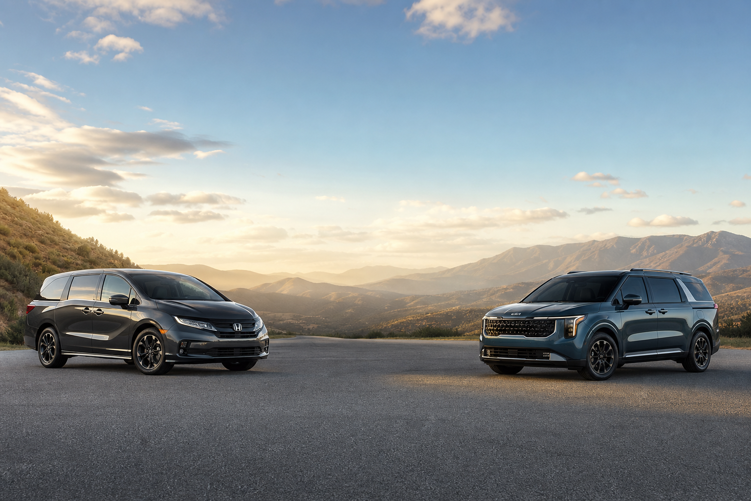 Honda Odyssey Elite vs Kia carnival SX Prestige