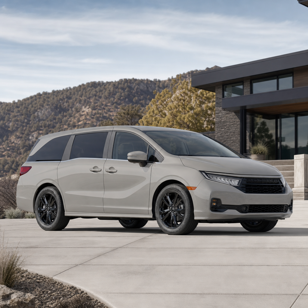 2027 Honda Odyssey Elite — Solar Silver Metallic