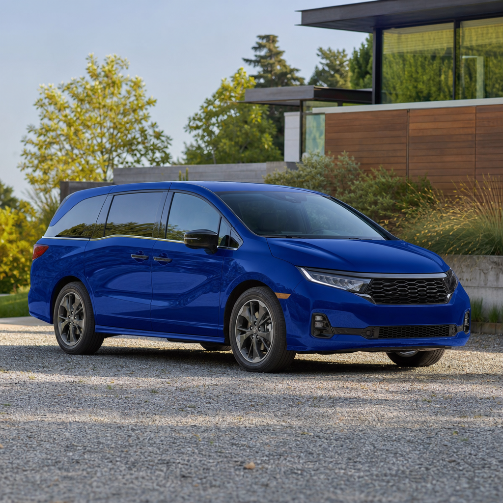 2027 Honda Odyssey Touring — Smoke Blue Pearl